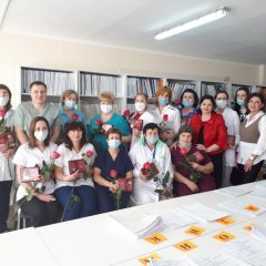 Профсоюз наградил сотрудников Находкинской городской больницы за борьбу с COVID-19
