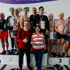 В краевой столице прошли соревнования по плаванию среди работников здравоохранения Приморского края