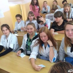 Торжественный прием в Профсоюз здравоохранения